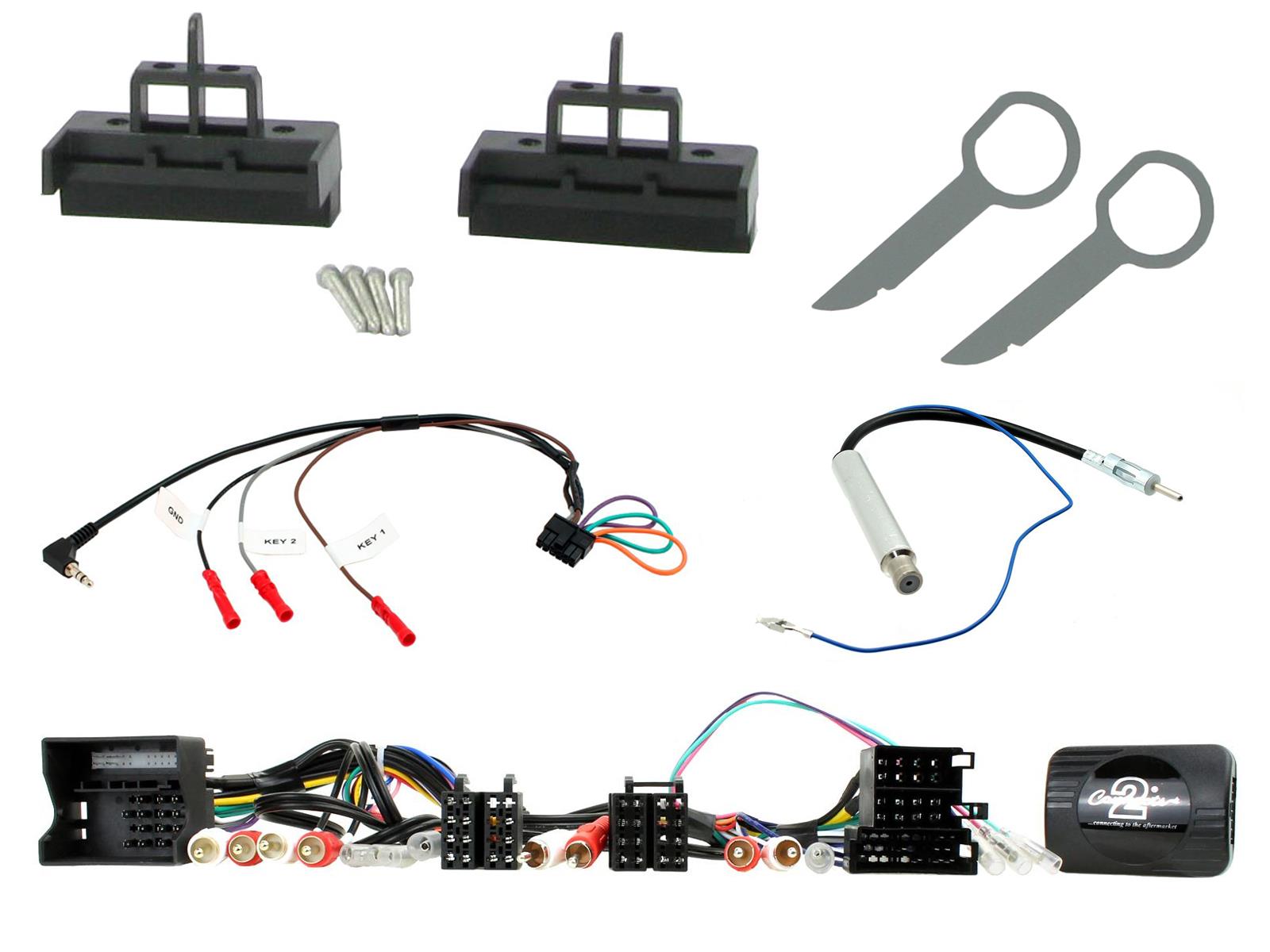 Connects2 CTKAU17 Audi A2/A3/A4/A6 1-DIN asennussarja Connects2 CTKAU17 Audi A2/A3/A4/A6 1-DIN asennussarja