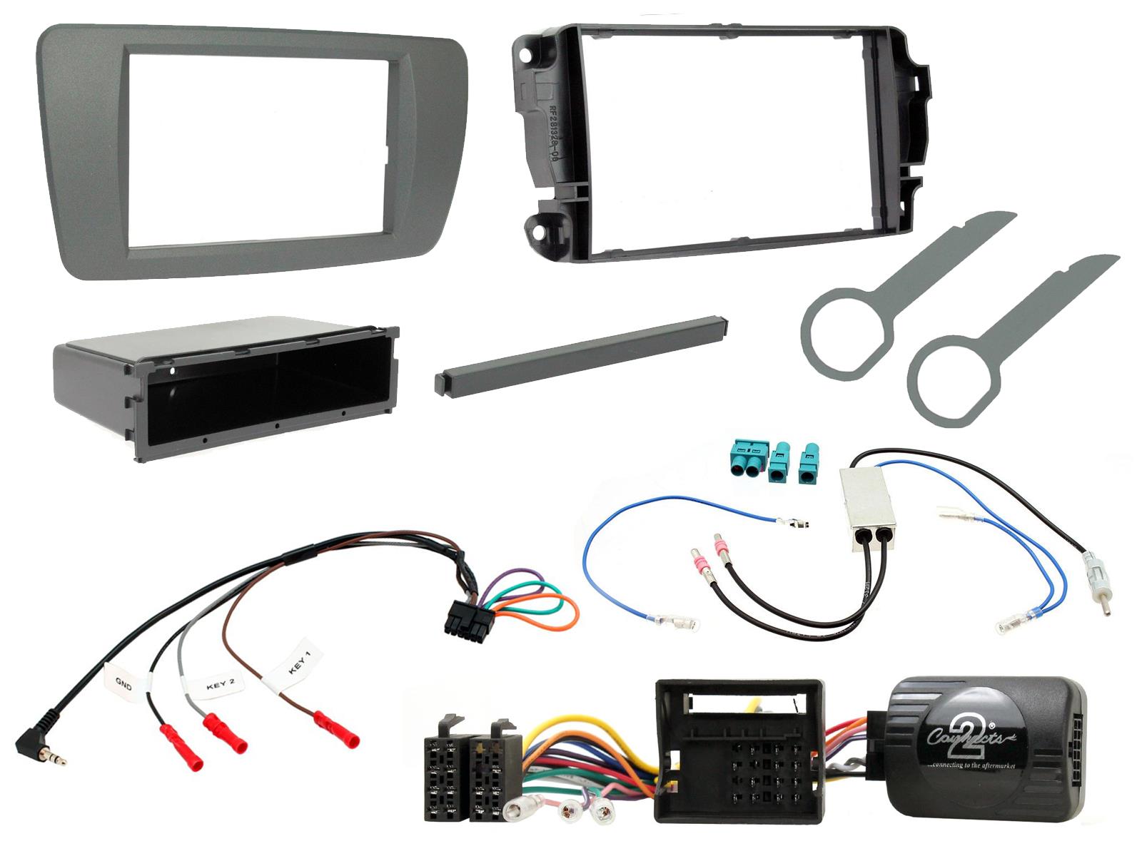 Connects2 CTKST14 Seat Ibiza 08-14 1/2-DIN asennussarja Connects2 CTKST14 Seat Ibiza 08-14 1/2-DIN asennussarja