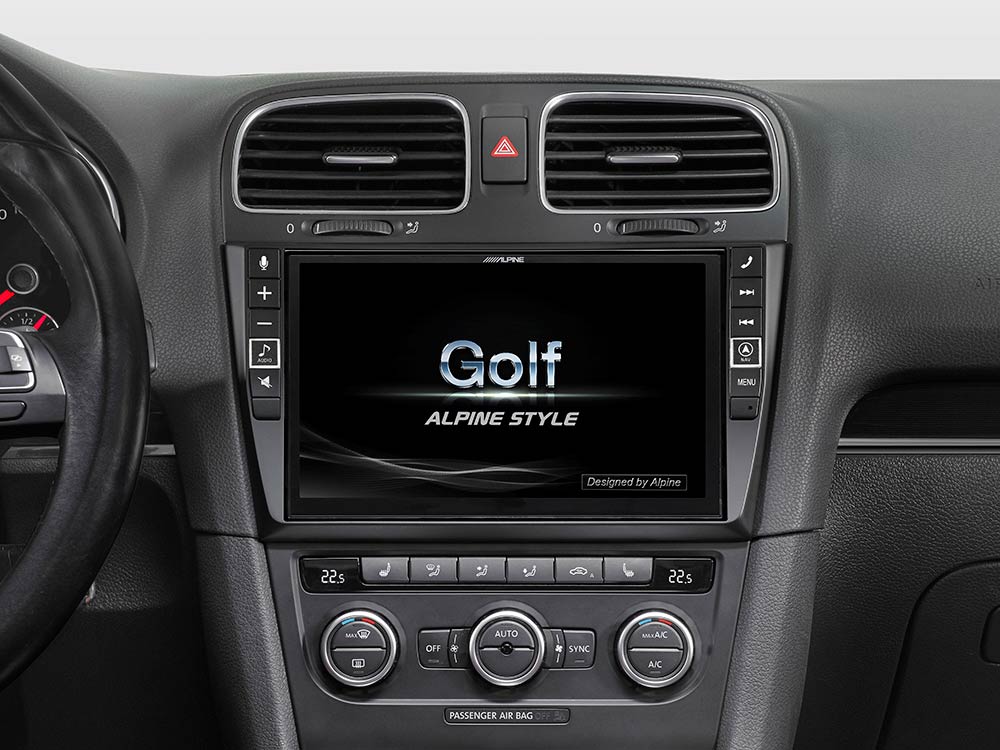 ALPINE X903D-G6 VW GOLF 6 navisoitin ALPINE X903D-G6 VW GOLF 6 navisoitin