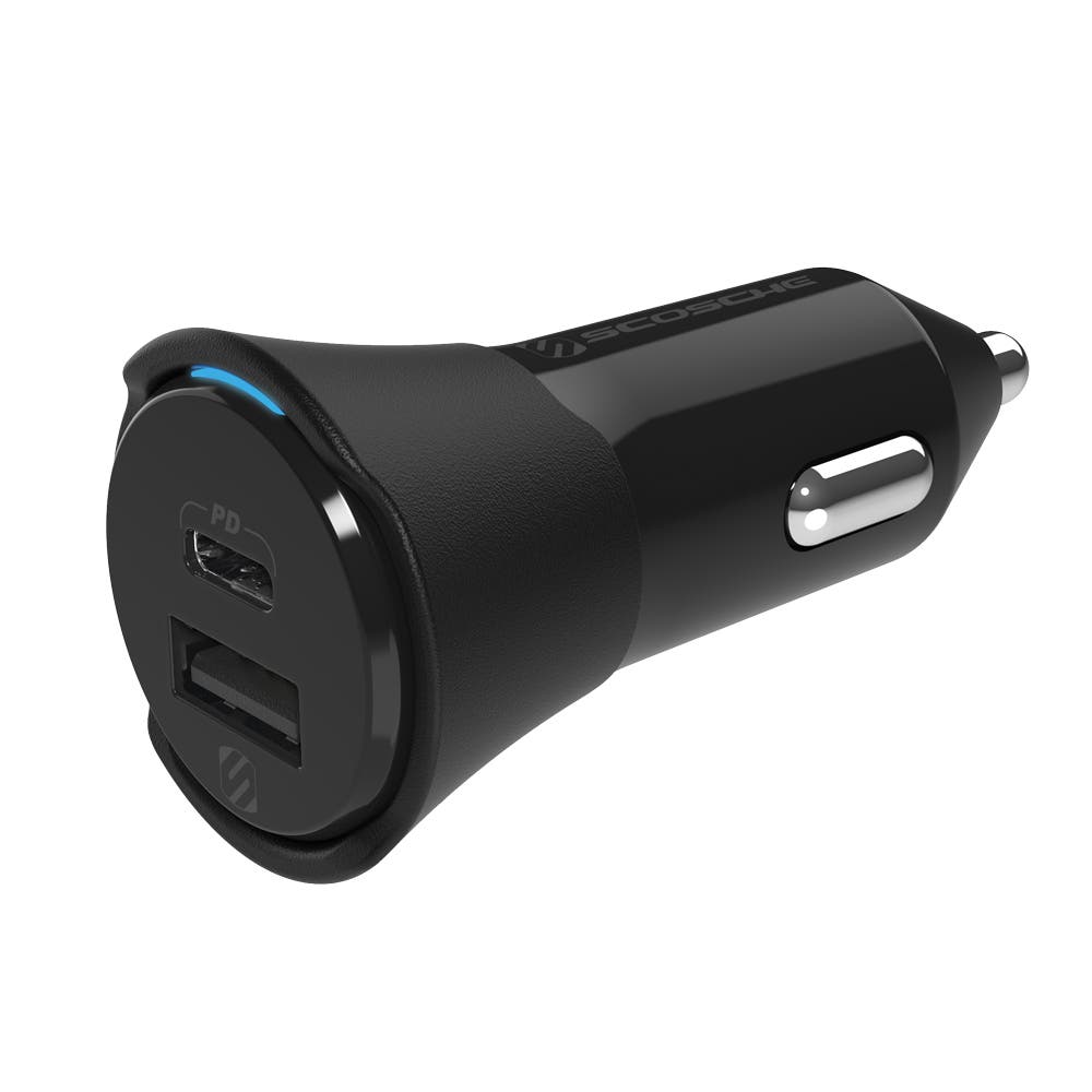 Scosche PowerVolt PD32 USB-A & USB-C autolaturi Scosche PowerVolt PD32 USB-A & USB-C autolaturi