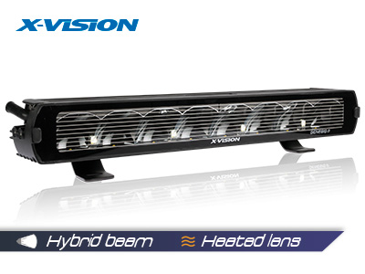 X-VISION GENESIS II 600 LED-KAUKOVALO 9-30V HYBRID BEAM LÄMMITYS X-VISION GENESIS II 600 LED-KAUKOVALO 9-30V HYBRID BEAM LÄMMITYS