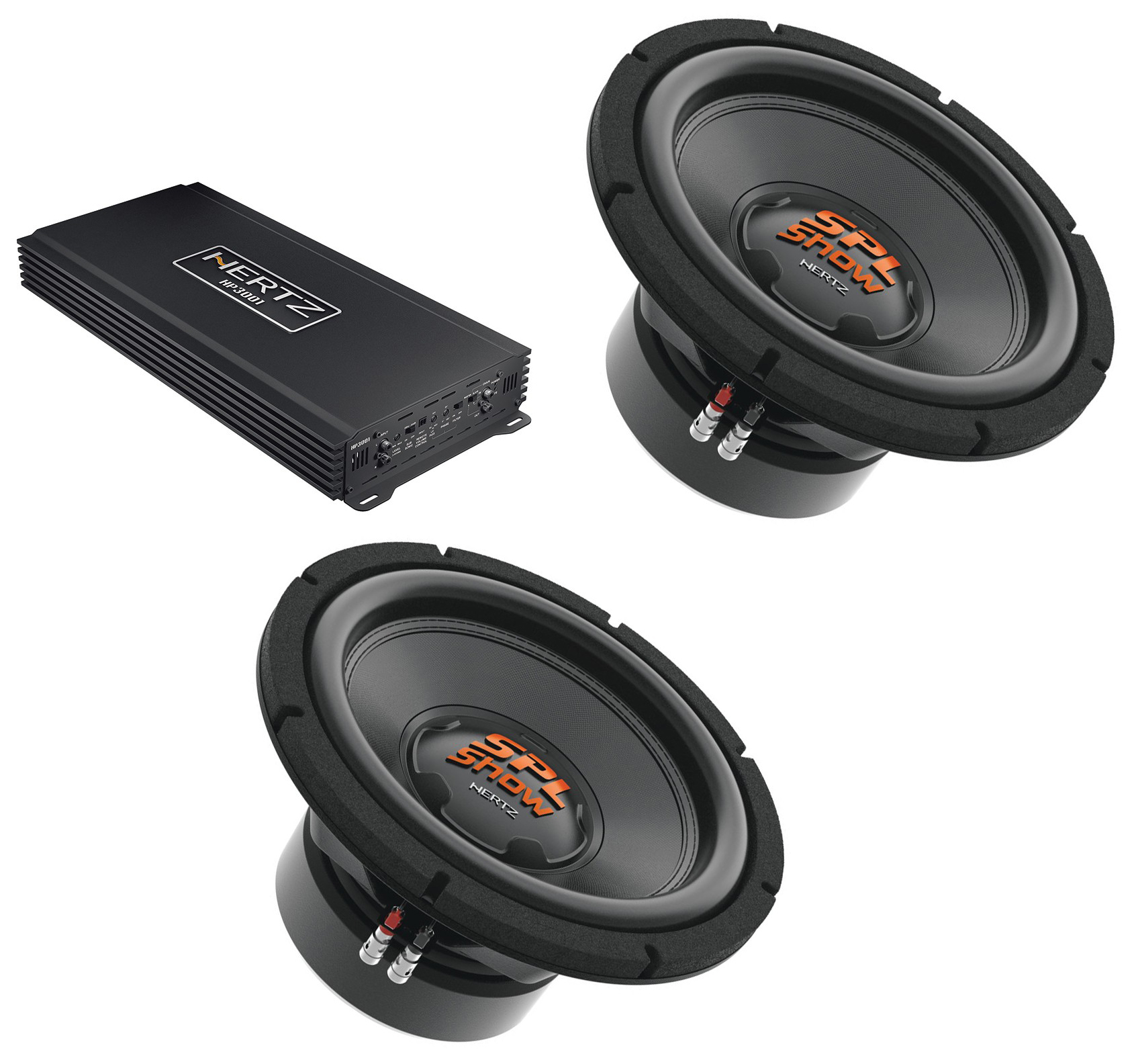 Hertz Bassopaketti 2 x SS12D2+ HP3001 Hertz Bassopaketti 2 x SS12D2+ HP3001