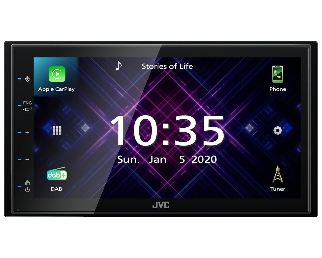 JVC KW-M565DBT Apple CarPlay ja Android Auto 2-DIN soitin