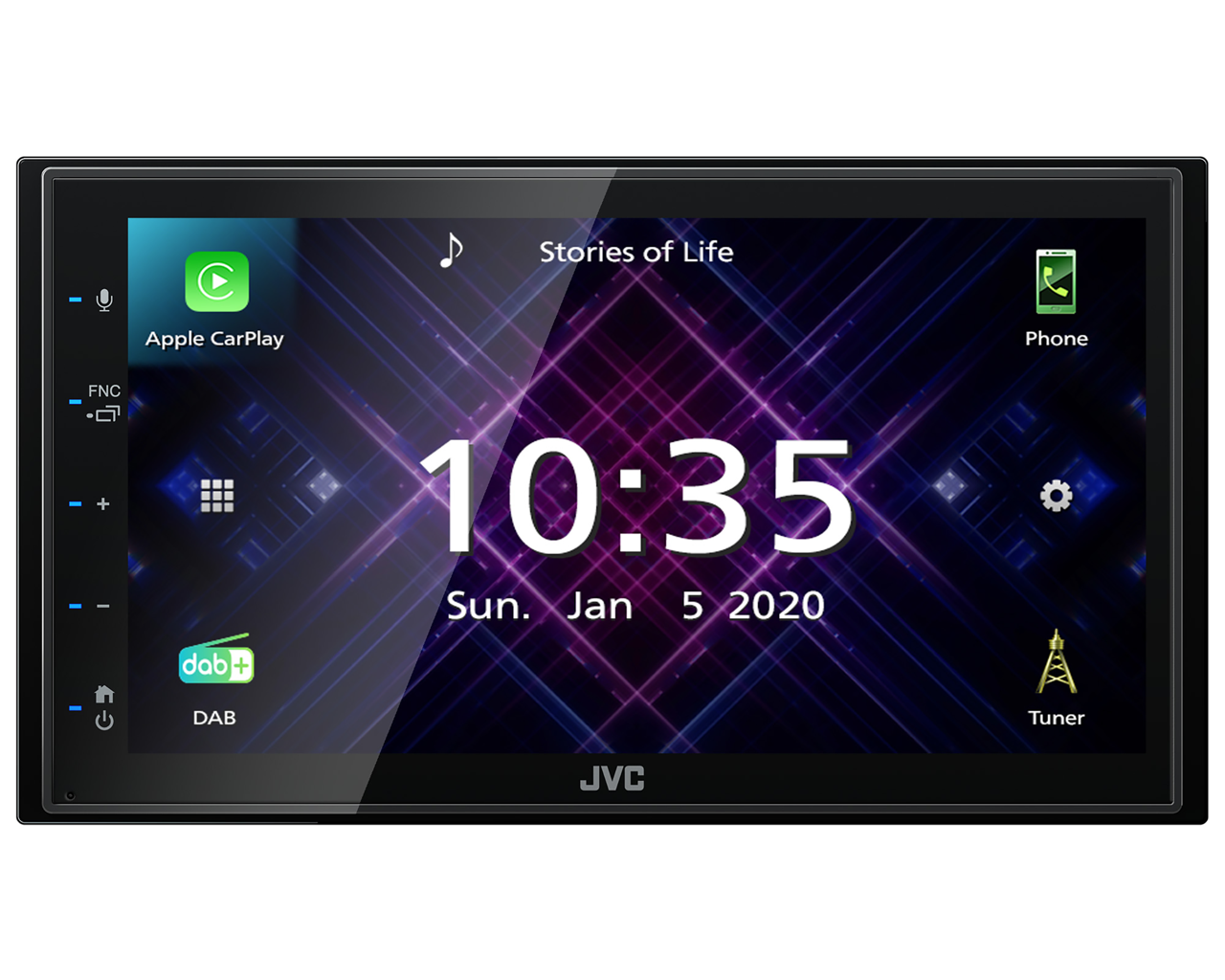 JVC KW-M565DBT Apple CarPlay ja Android Auto 2-DIN soitin JVC KW-M565DBT Apple CarPlay ja Android Auto 2-DIN soitin
