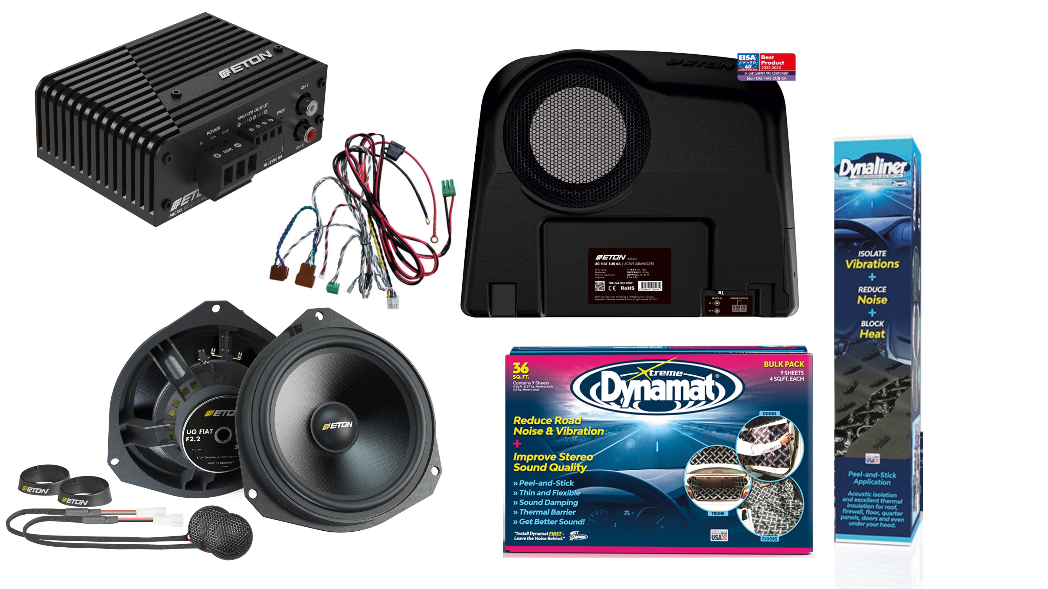 Fiat Ducato stereo- ja eristyspaketti Fiat Ducato stereo- ja eristyspaketti