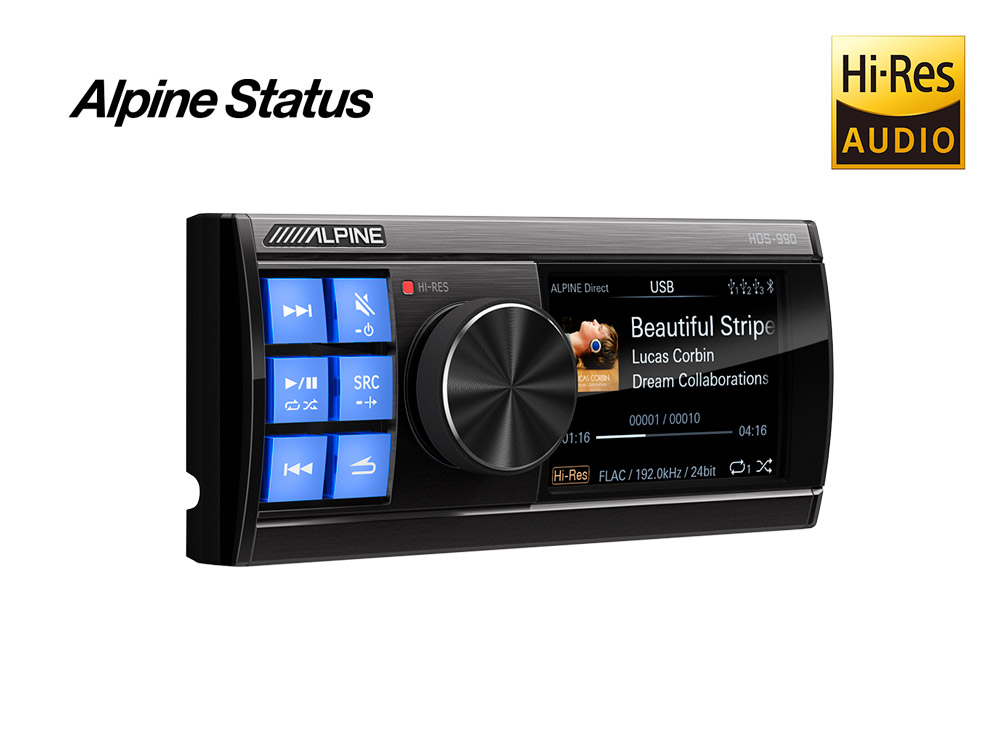 ALPINE HDS-990 Status Hi-Res Audio -soitin ALPINE HDS-990 Status Hi-Res Audio -soitin