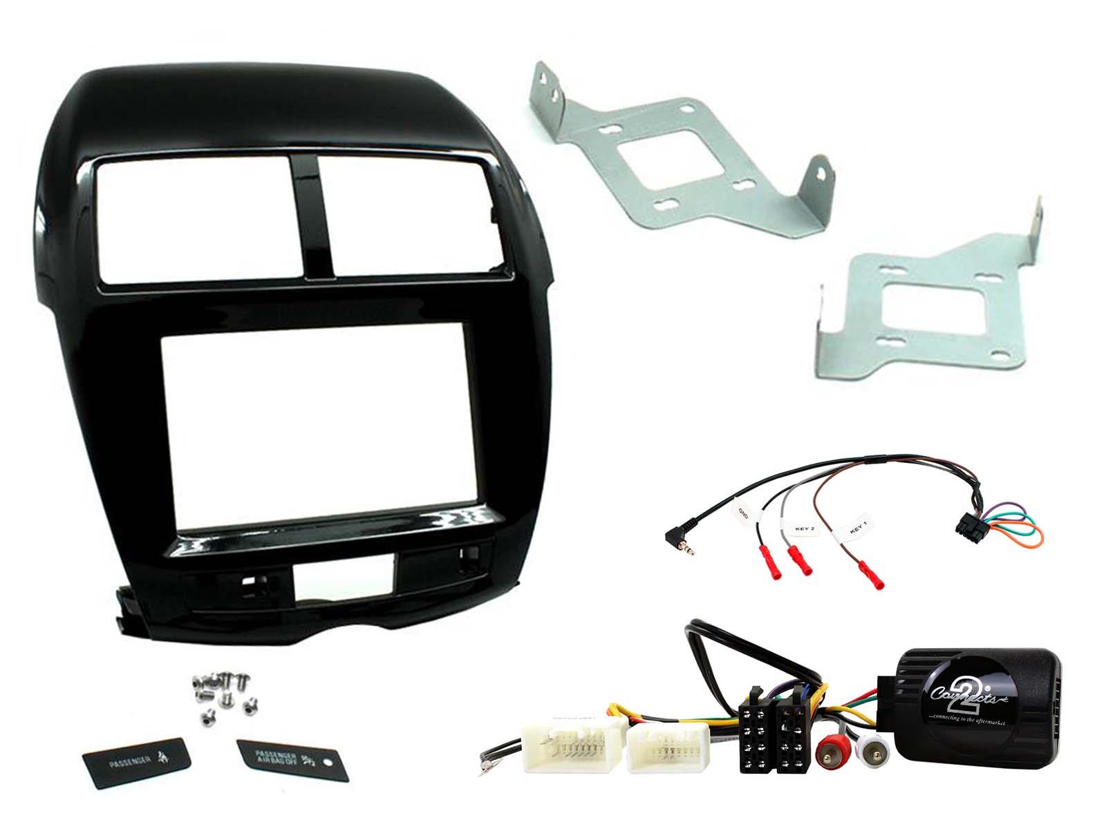 Connects2 CTKMT10 Mitsubishi ASX / Peugeot 4008 asennussarja 2-DIN soittimelle Connects2 CTKMT10 Mitsubishi ASX / Peugeot 4008 asennussarja 2-DIN soittimelle