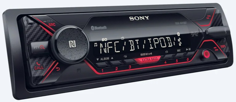 Sony DSX-A410BT 1-DIN autosoitin Bluetoothilla Sony DSX-A410BT 1-DIN autosoitin Bluetoothilla