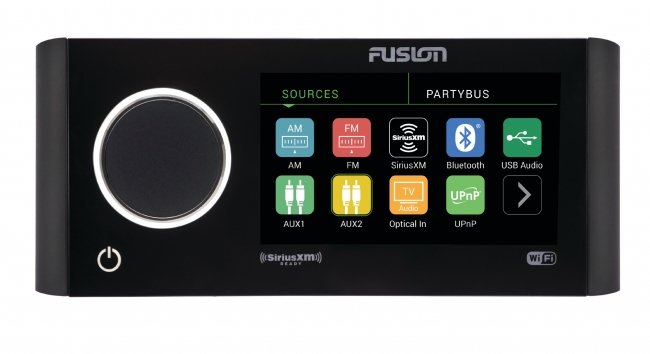Fusion Apollo MS-RA770 Wifi marinesoitin kosketusnäytöllä Fusion Apollo MS-RA770 Wifi marinesoitin kosketusnäytöllä