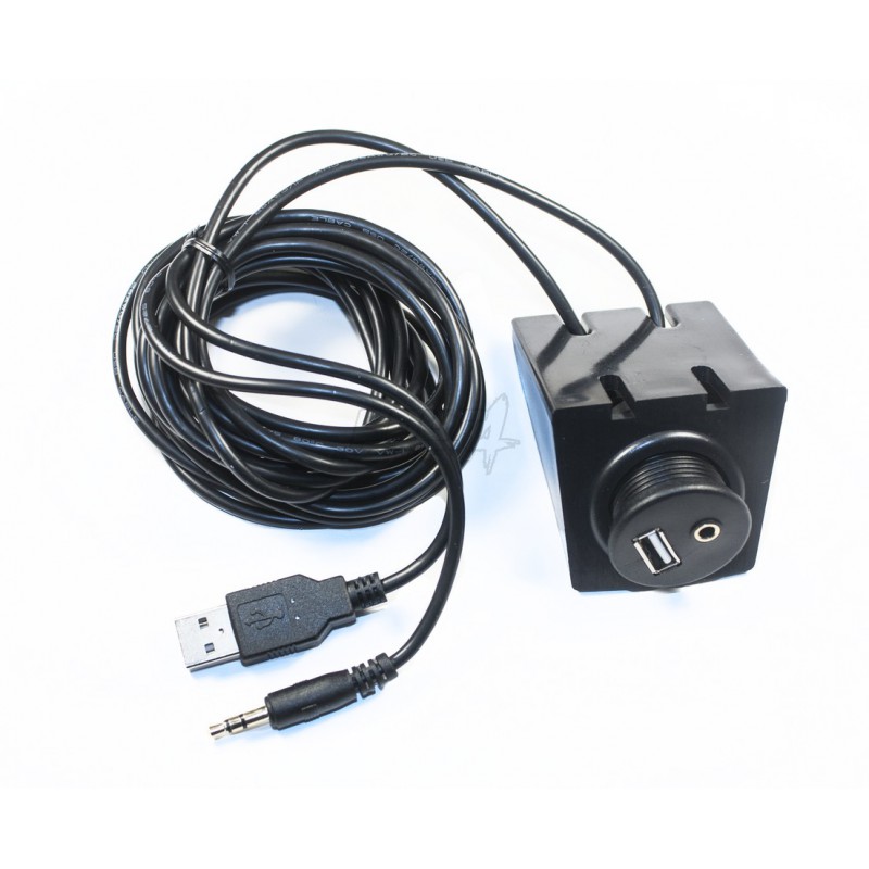 4Connect USB/Aux jatkojohto 2m 4Connect USB/Aux jatkojohto 2m