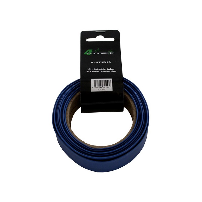 4Connect kutistesukka 19mm, sininen 4Connect kutistesukka 19mm, sininen