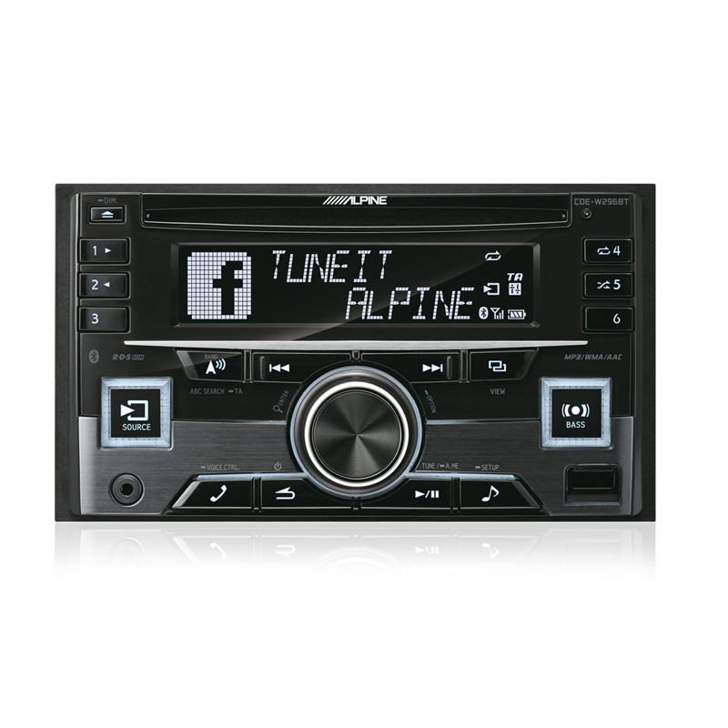 Alpine CDE-W296BT 2-DIN autosoitin CD:llä Alpine CDE-W296BT 2-DIN autosoitin CD:llä
