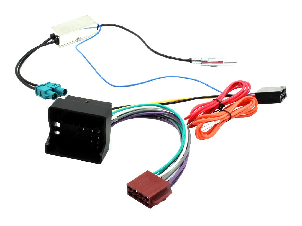 Connects2 CT20VW04 VAG ISO-adapterijohto ja DIN-antenniadapteri/vahvistin