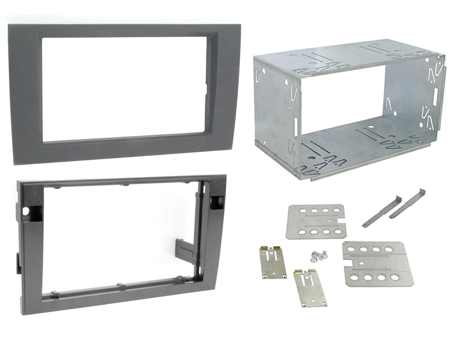 Connects2 CT23AU06 Audi A4 2001-2008 2-DIN soitinkehys, Anthracite Connects2 CT23AU06 Audi A4 2001-2008 2-DIN soitinkehys, Anthracite