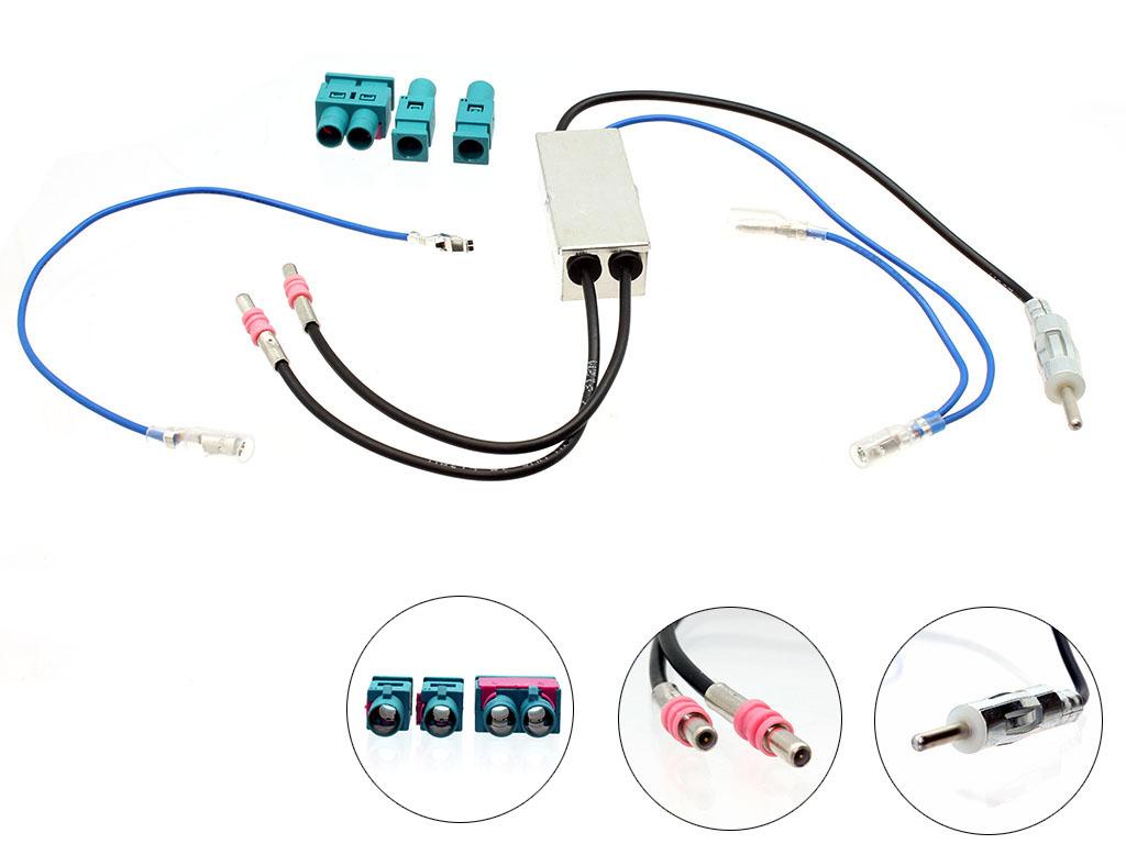 Connects2 CT27AA76 2xFakra-DIN antenniadapteri Connects2 CT27AA76 2xFakra-DIN antenniadapteri