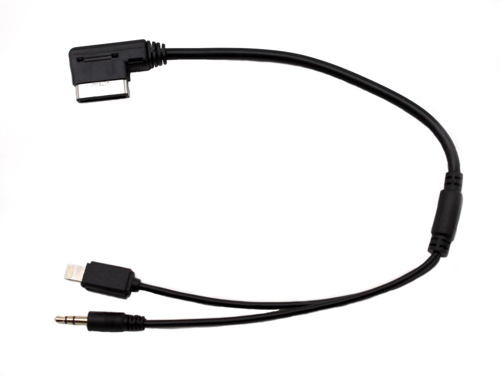 Connects2 Audi AMI Lightning/Aux-adapt. Connects2 Audi AMI Lightning/Aux-adapt.
