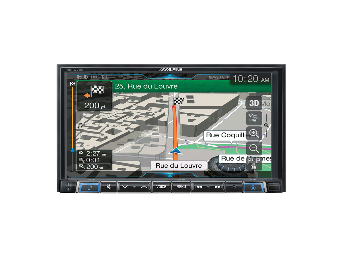 Alpine INE-W710D 7" navigointisoitin Alpine INE-W710D 7" navigointisoitin