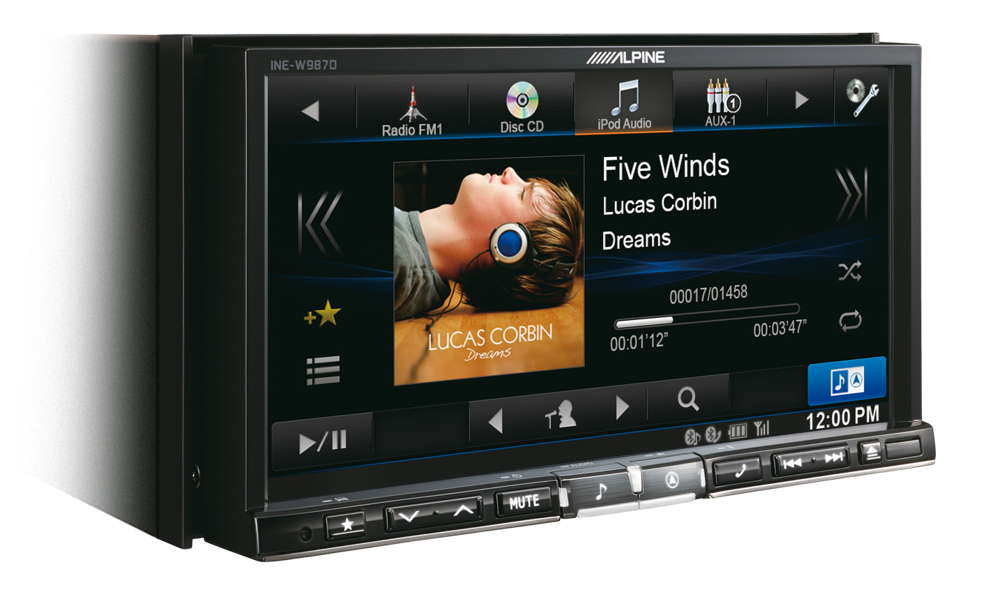 Alpine INE-W987D 2-DIN A/V-soitin Alpine INE-W987D 2-DIN A/V-soitin