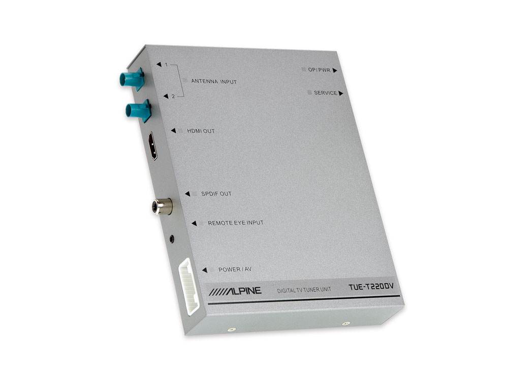 Alpine TUE-T220DV DVB-T2 digiboxi Alpine TUE-T220DV DVB-T2 digiboxi
