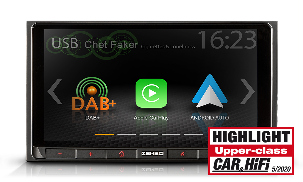 Zenec Z-N528 2-DIN Apple CarPlay / Android Auto soitin