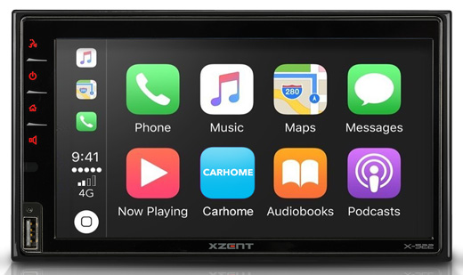 Xzent X-522 2-DIN multimedia soitin DEMO Xzent X-522 2-DIN multimedia soitin DEMO