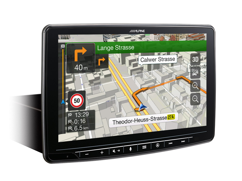Alpine INE-F904D 1-DIN navisoitin Alpine INE-F904D 1-DIN navisoitin