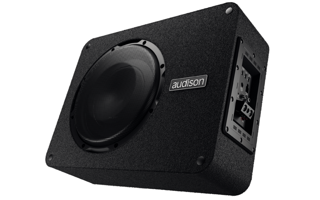 Audison APBX10AS2 10" koteloitu aktiivisubwoofer Audison APBX10AS2 10" koteloitu aktiivisubwoofer