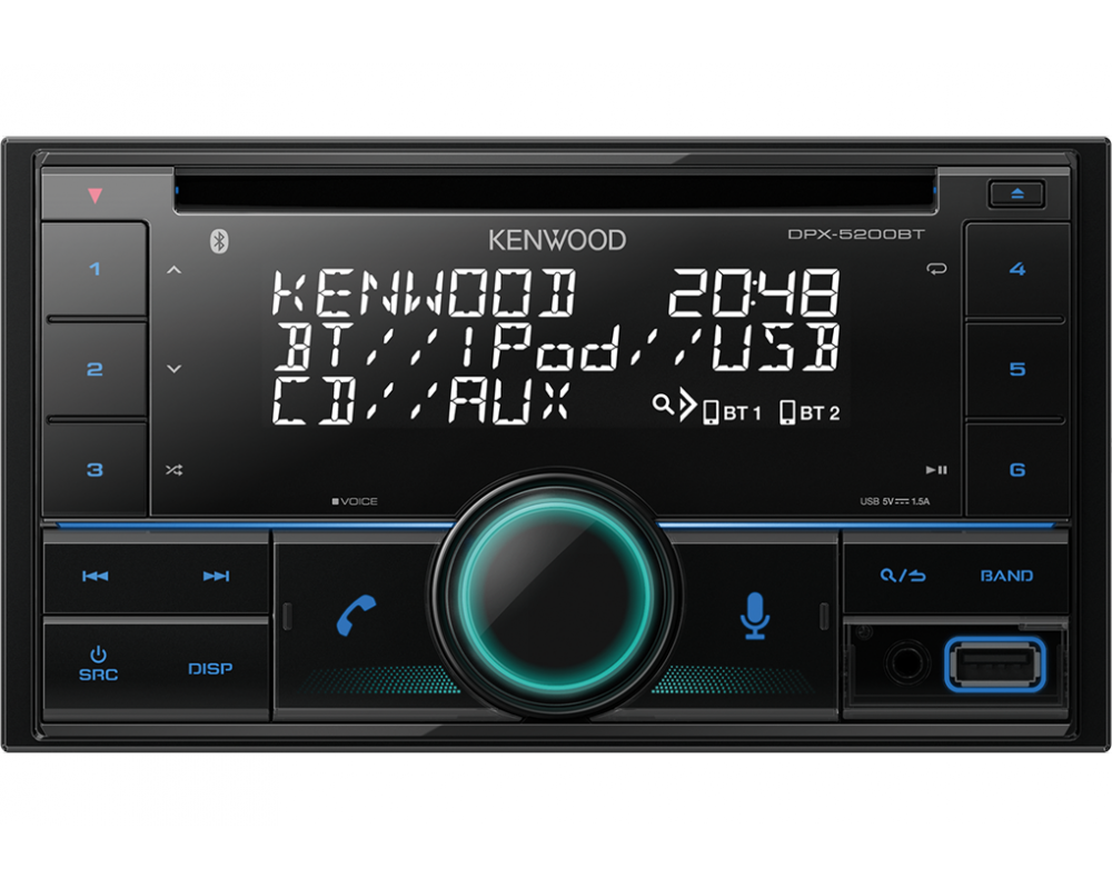 Kenwood DPX-5200BT 2-DIN autosoitin