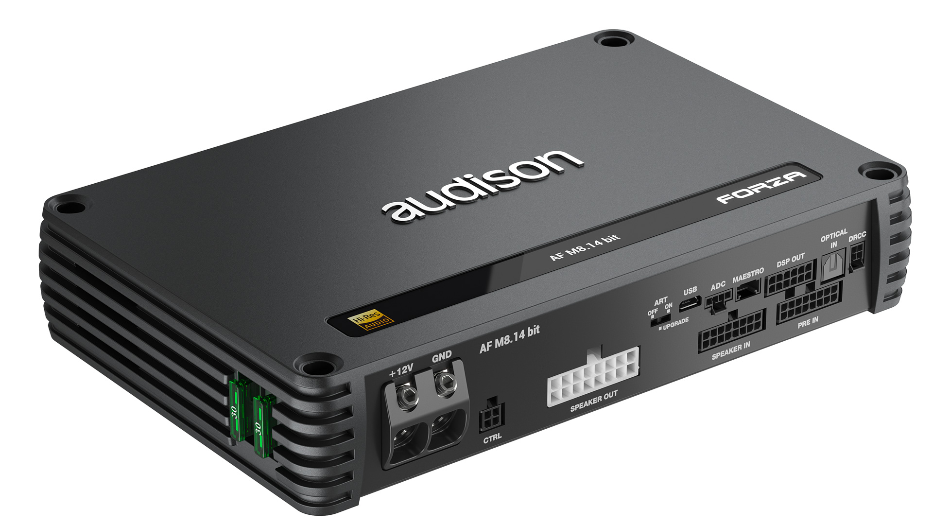 Audison Forza AF M8.14 bit 8-kanavainen DSP-vahvistin Audison Forza AF M8.14 bit 8-kanavainen DSP-vahvistin
