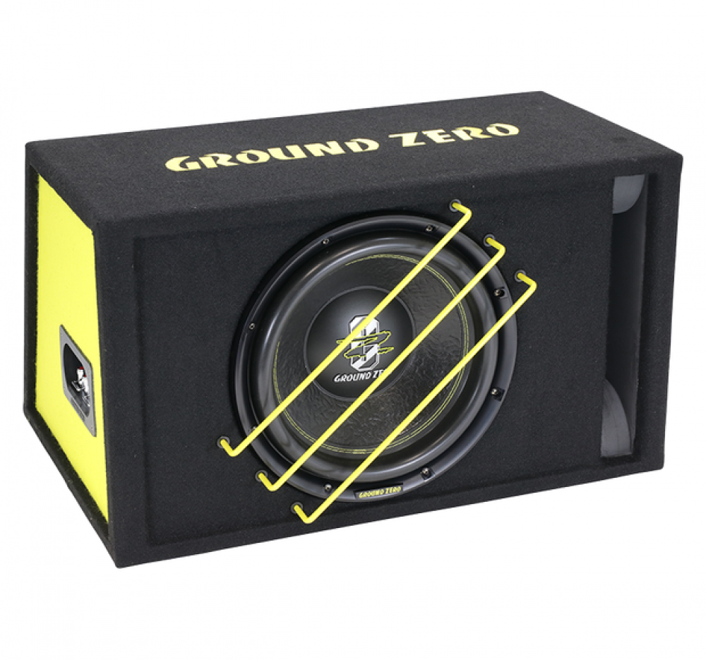 Ground Zero GZRB 30SPL 12" subwoofer valmiskotelossa