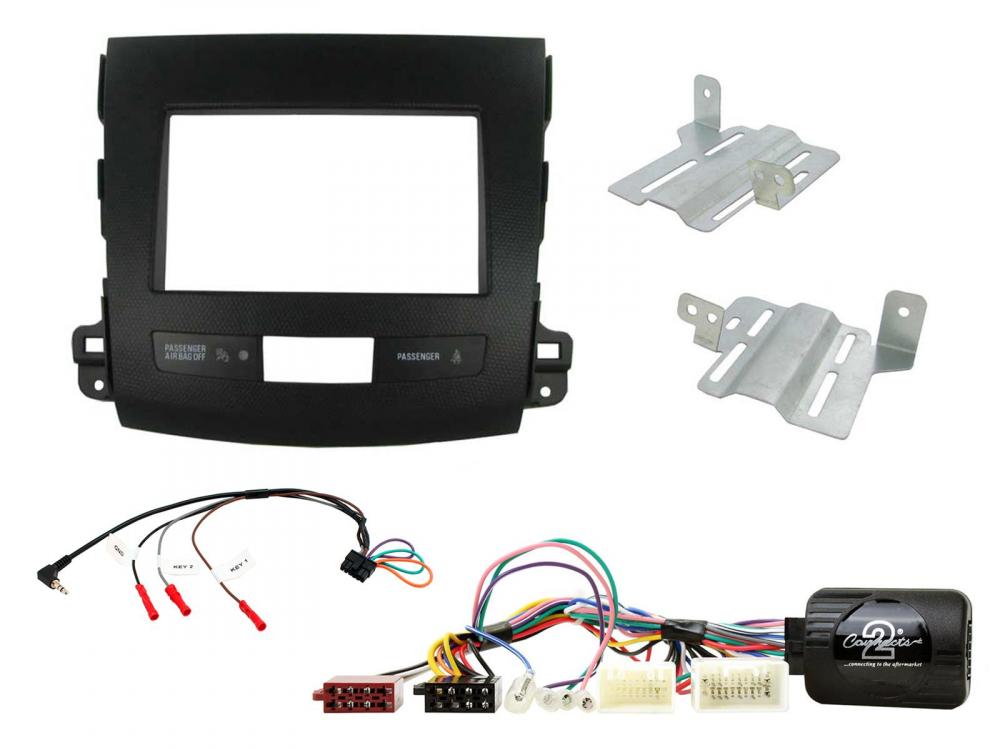 Connects2 CTKMT01 Mitsubishi Outlander 2007 - 2010 asennussarja 2-DIN soittimelle Connects2 CTKMT01 Mitsubishi Outlander 2007 - 2010 asennussarja 2-DIN soittimelle