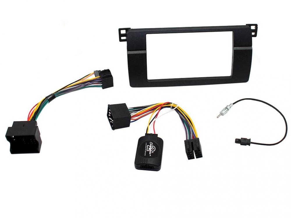 Connects2 CTKBM03 BMW E46 asennussarja 2-DIN soittimelle - mattamusta