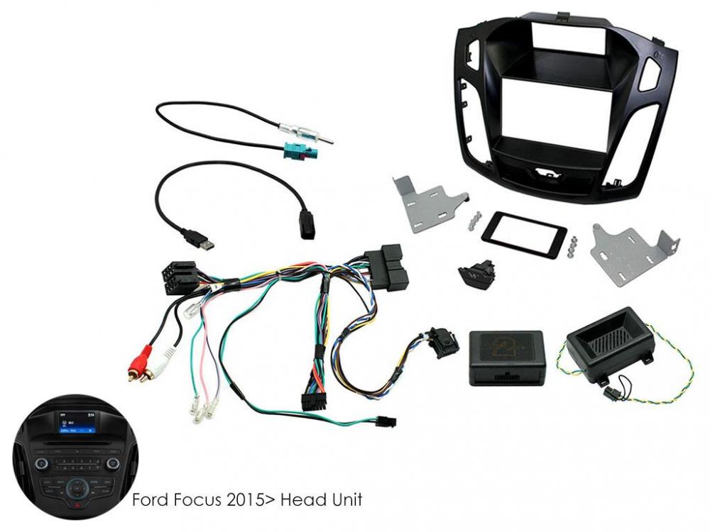 Connects2 CTKFD64 Ford Focus 2015-2018 2-DIN asennussarja Connects2 CTKFD64 Ford Focus 2015-2018 2-DIN asennussarja