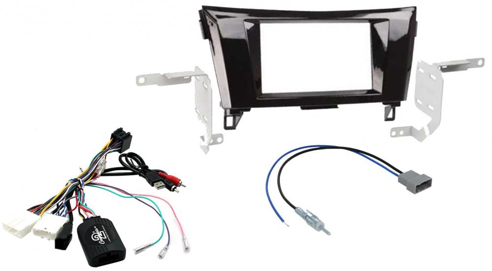 Connects2 CTKNS05 Nissan Qashqai ja X-Trail 2014 - 2017 asennussarja 2-DIN soittimelle Connects2 CTKNS05 Nissan Qashqai ja X-Trail 2014 - 2017 asennussarja 2-DIN soittimelle