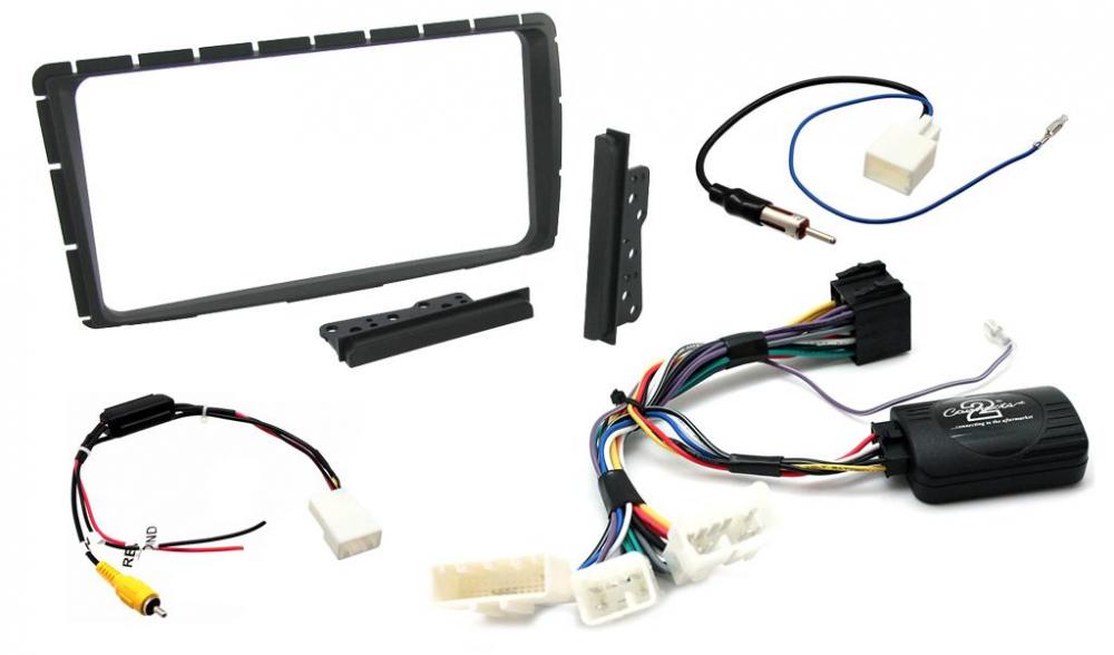 Connects2 CTKTY10 Toyota Hilux 2012 - 2015 asennussarja 2-DIN soittimelle Connects2 CTKTY10 Toyota Hilux 2012 - 2015 asennussarja 2-DIN soittimelle
