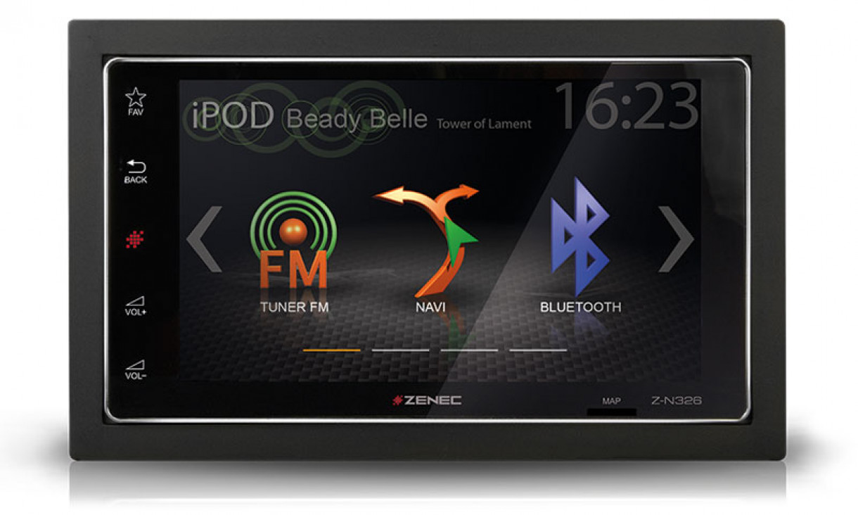 Käytetty Zenec Z-N326 2-DIN multimediasoitin Käytetty Zenec Z-N326 2-DIN multimediasoitin
