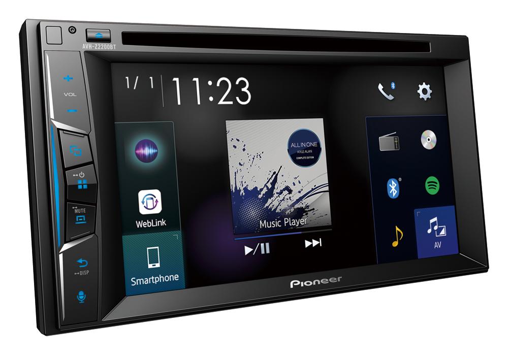 Pioneer AVH-Z2200BT 2-DIN multimedia soitin