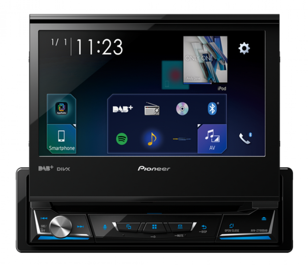 Pioneer AVH-Z7200DAB 1-DIN DVD-soitin