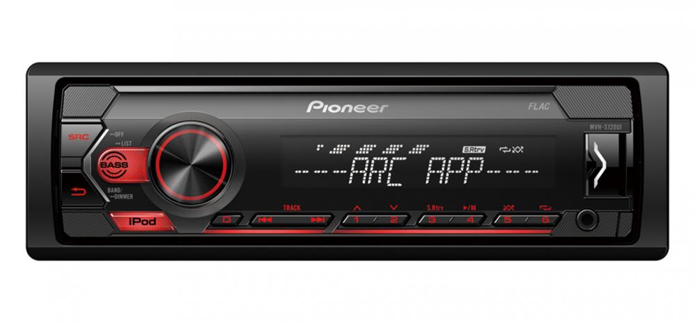 Pioneer MVH-S120UI 1-DIN autosoitin