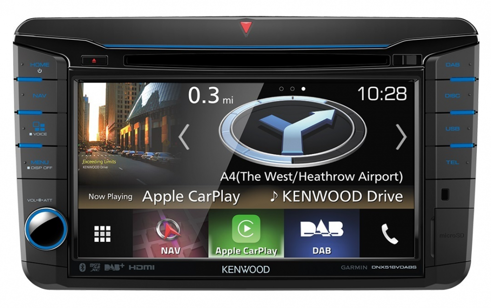 Kenwood DNX518VDABS VAG navisoitin Kenwood DNX518VDABS VAG navisoitin
