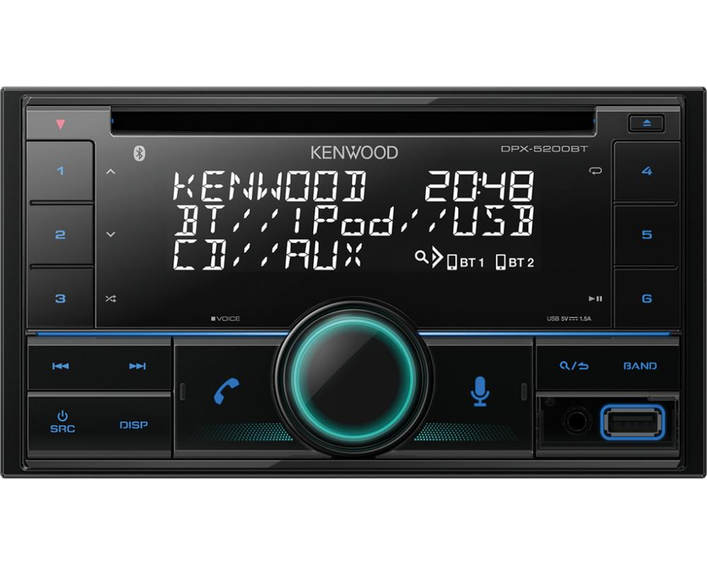 Kenwood DPX-5200BT 2-DIN autosoitin