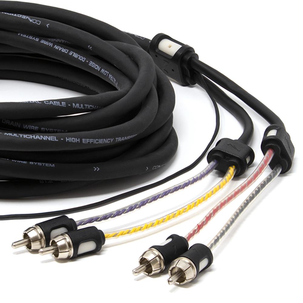 Connection BT4250.2 4-kanavainen RCA-johto, 2.5m Connection BT4250.2 4-kanavainen RCA-johto, 2.5m