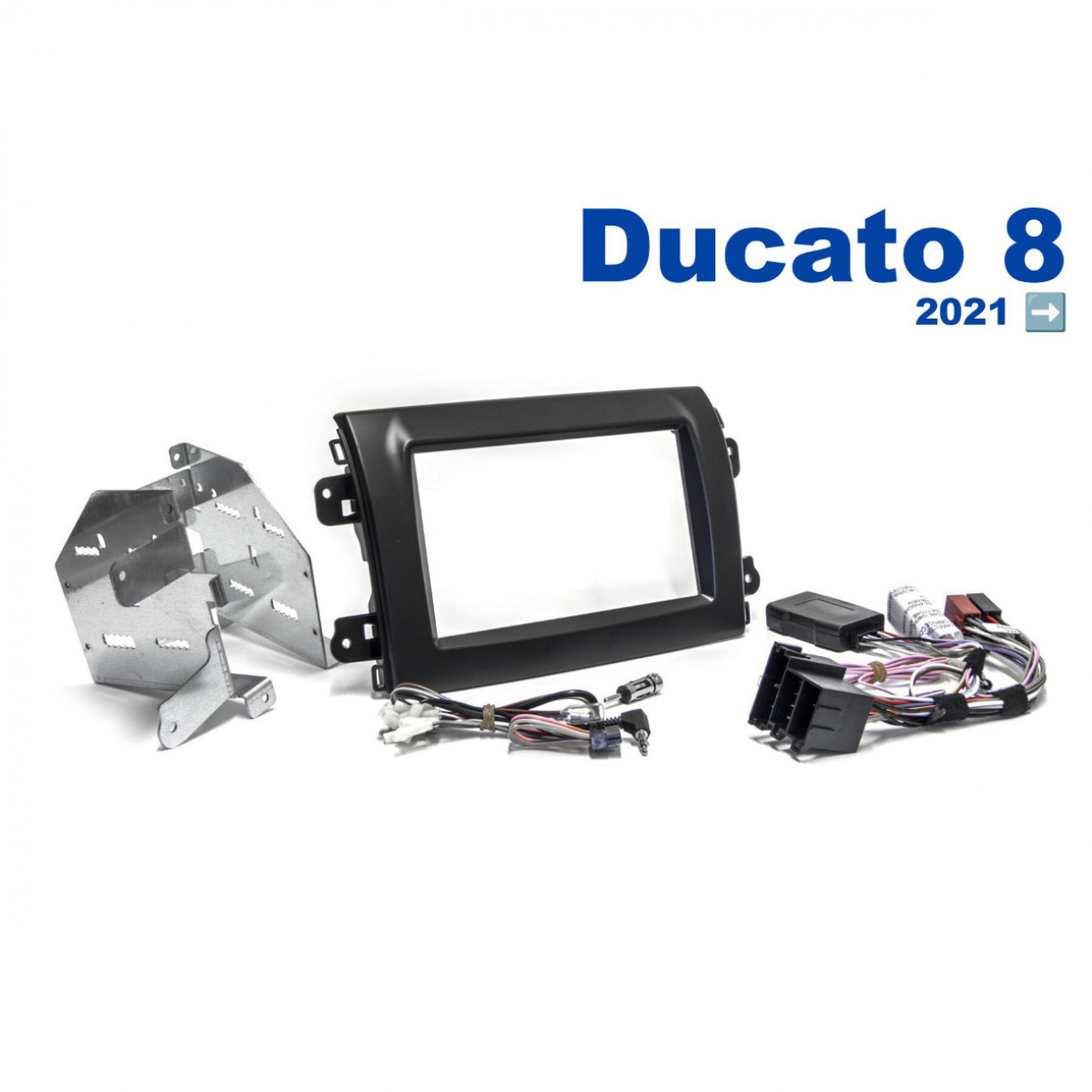 AH-KIT-FIAT02 Fiat Ducato 8 2021-> 2-DIN soittimen asennussarja