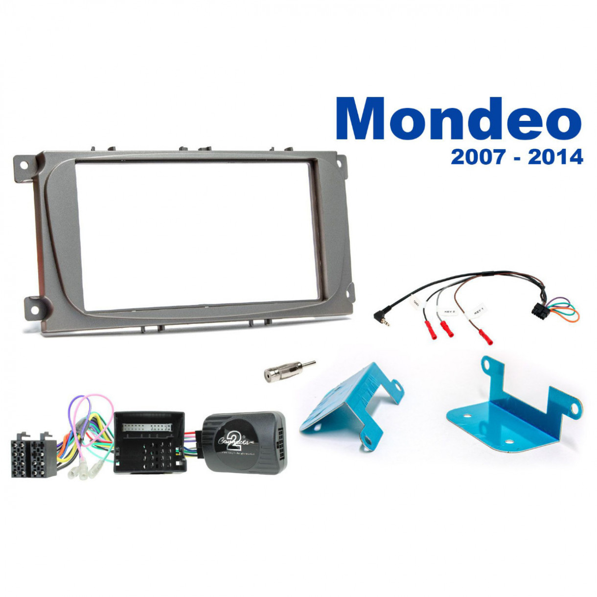 AH-KIT-FORD08 Ford Mondeo 07-14 2-DIN soittimen asennussarja