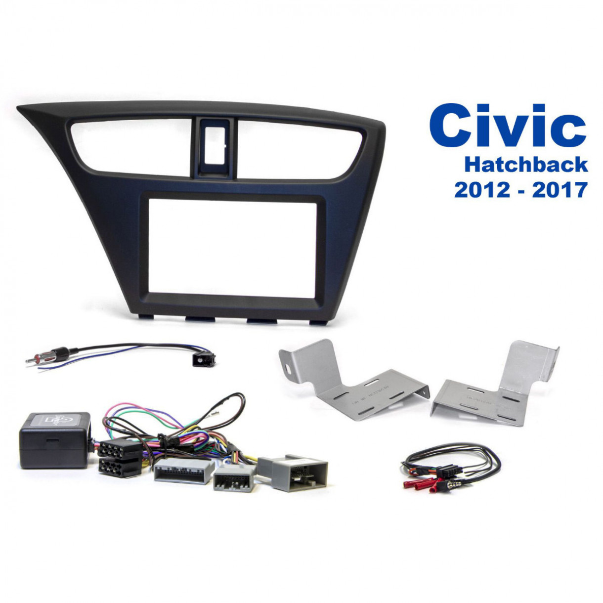 AH-KIT-HONDA03 Honda Civic 12-17 2-DIN soittimen asennussarja