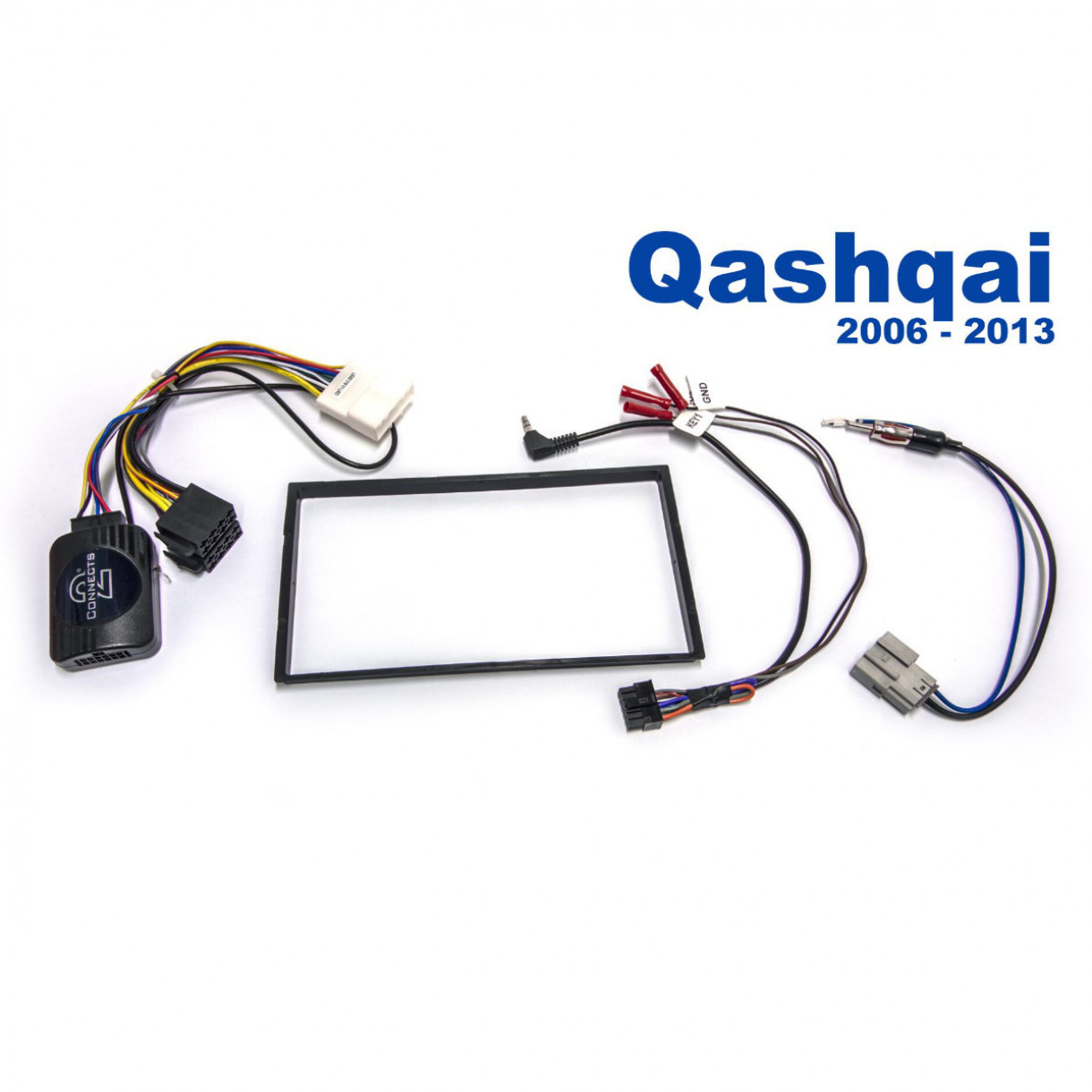 AH-KIT-NIS05 Nissan Qashqai 06-13 2-DIN soittimen asennussarja