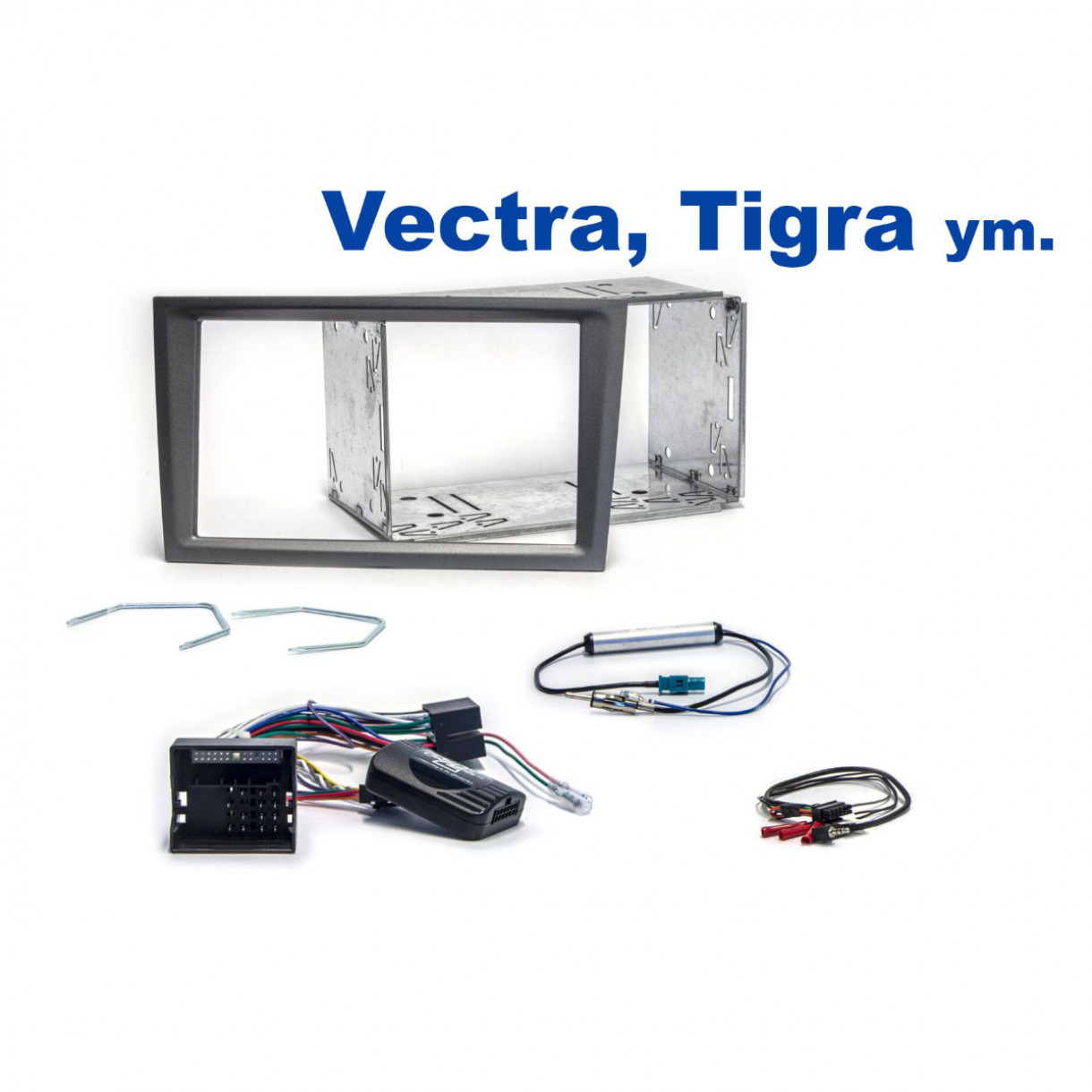 AH-KIT-OPEL03 Vectra C, Vivaro 2-DIN soittimen asennussarja