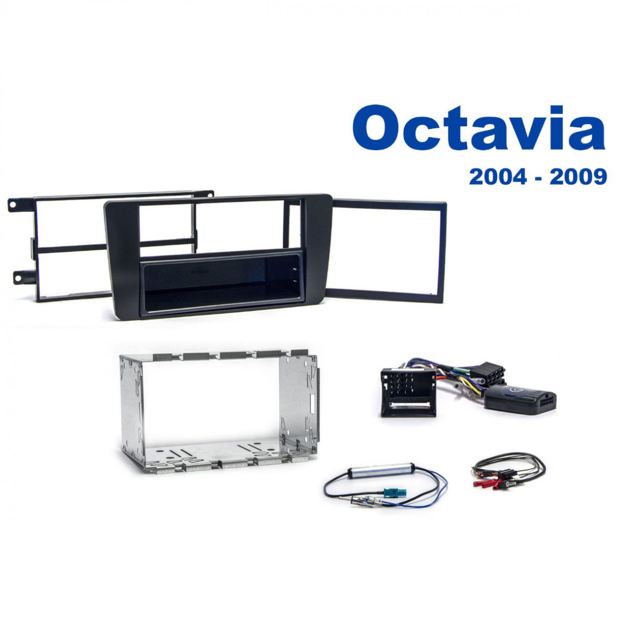 AH-KIT-SKO02 Skoda Octavia 04-09 1-2 DIN installation kit