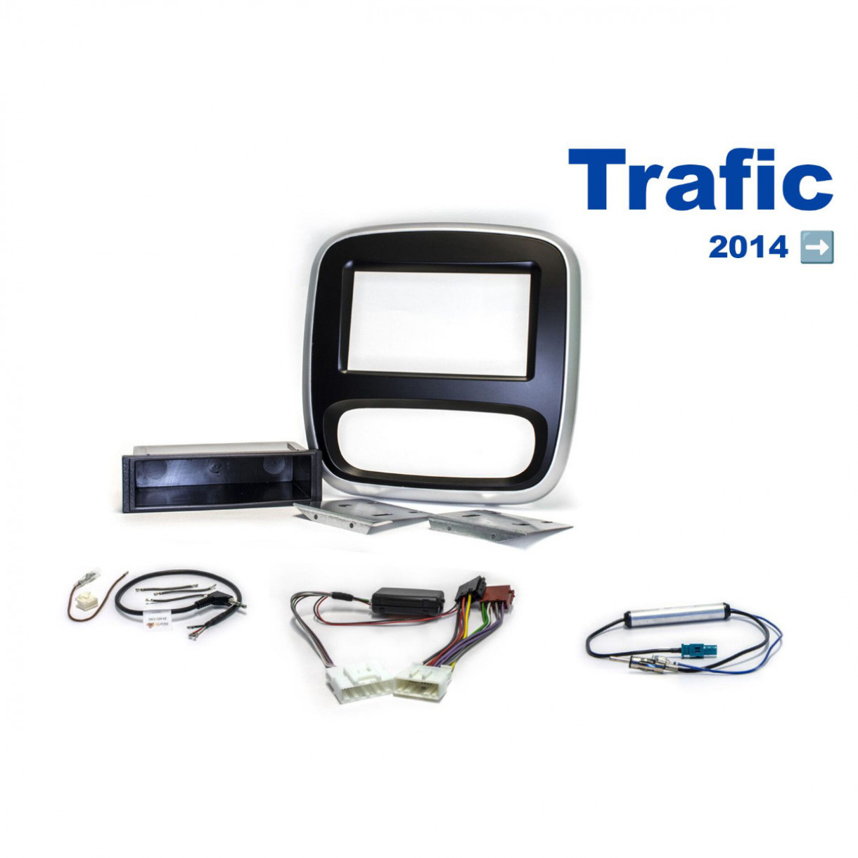 AH-KIT-REN01 Trafic 2014-> 2-DIN installation kit