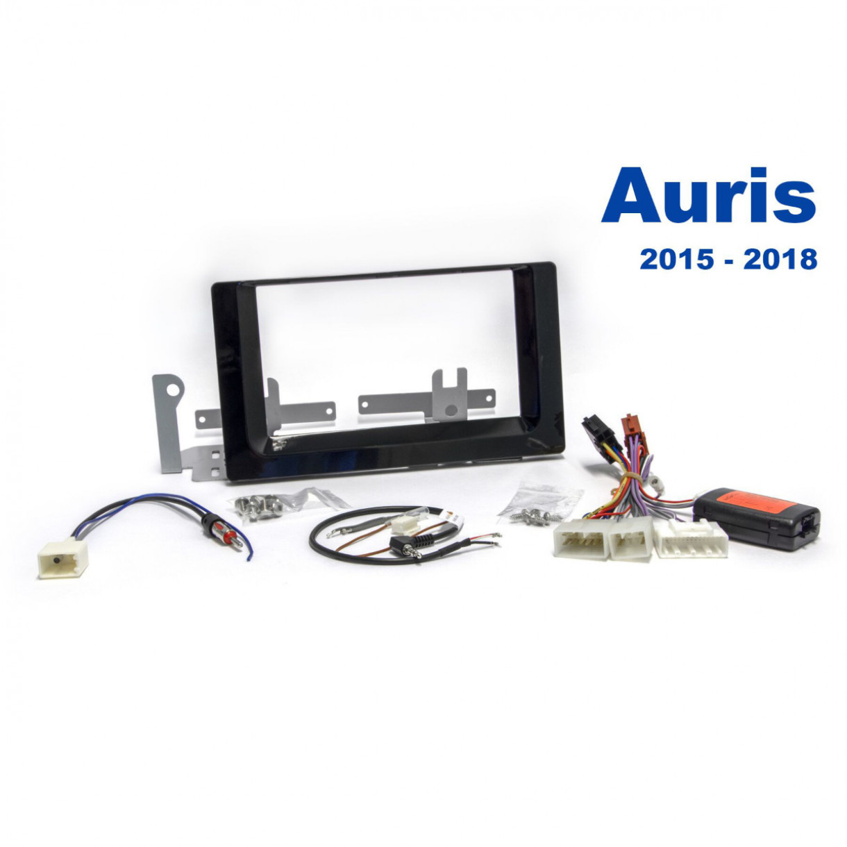 AH-KIT-TOY03 Toyota Auris E180 15-18 2-DIN soittimen asennussarja
